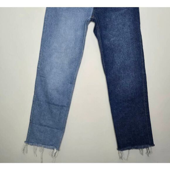Asos Women's Two Toned Jeans Size 25 New - Picture 3 of 8
